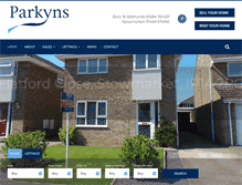 Tablet Screenshot of parkyns.com